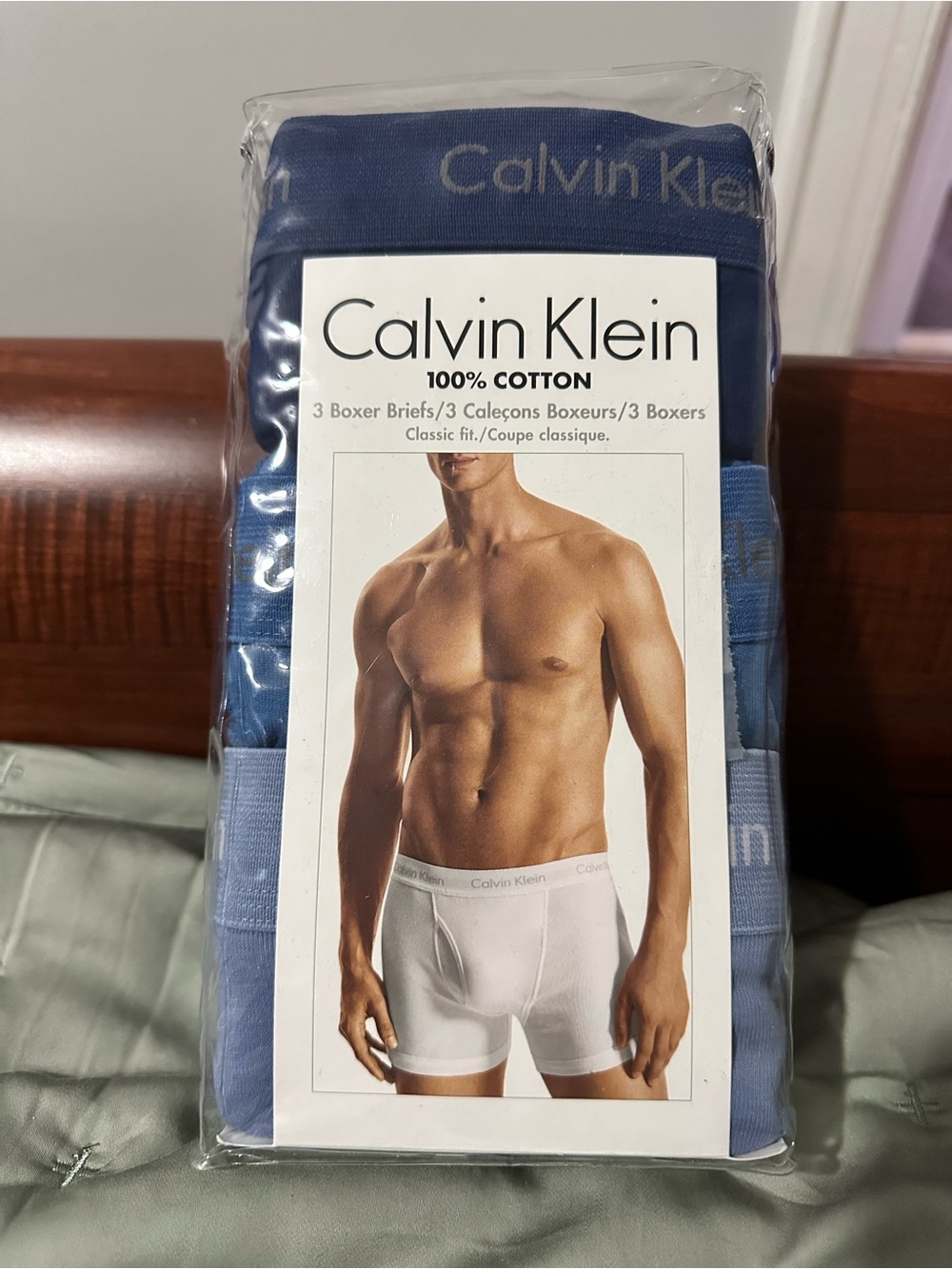 NEW! Calvin Klein Boxer Briefs 3 Pack - Blue